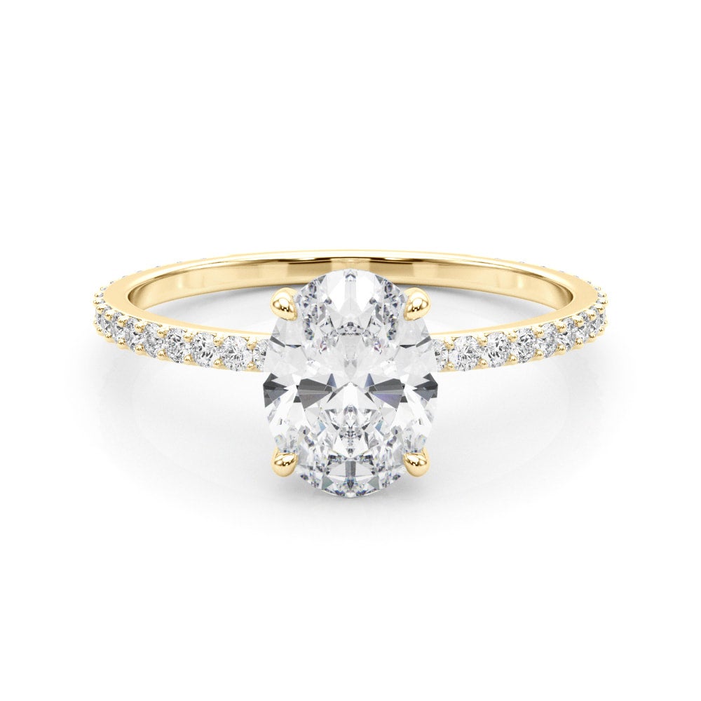 Yara 1.5 carat oval engagement ring